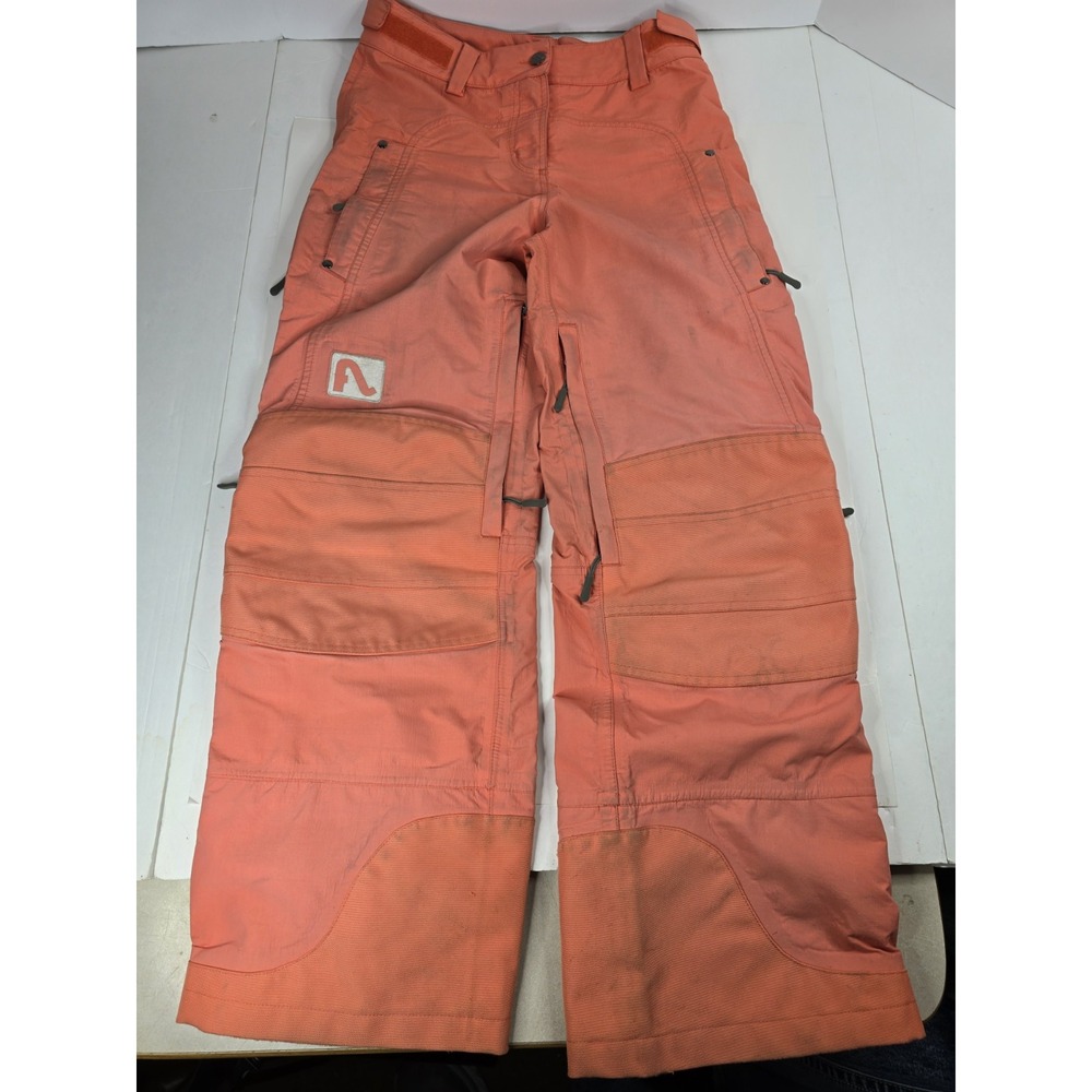Flylow Ski Snowboard Pant Men's Small‎ Orange Chemical Style #J2142
